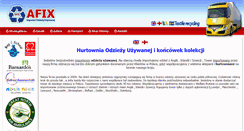 Desktop Screenshot of afix.com.pl
